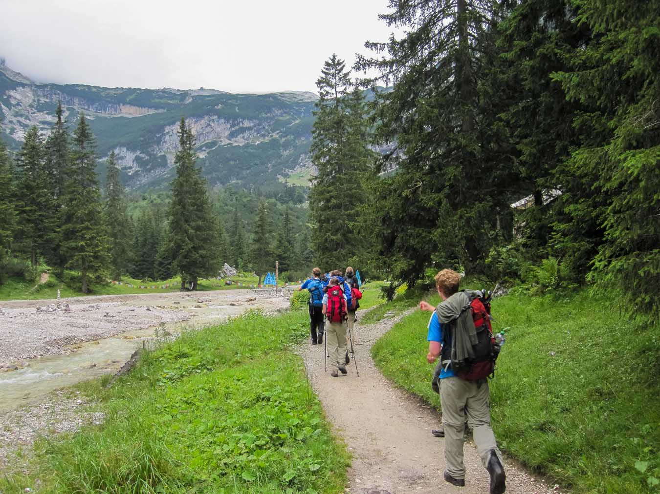 Zugspitze-Wanderung-durch-das-Reintal-Gruppe