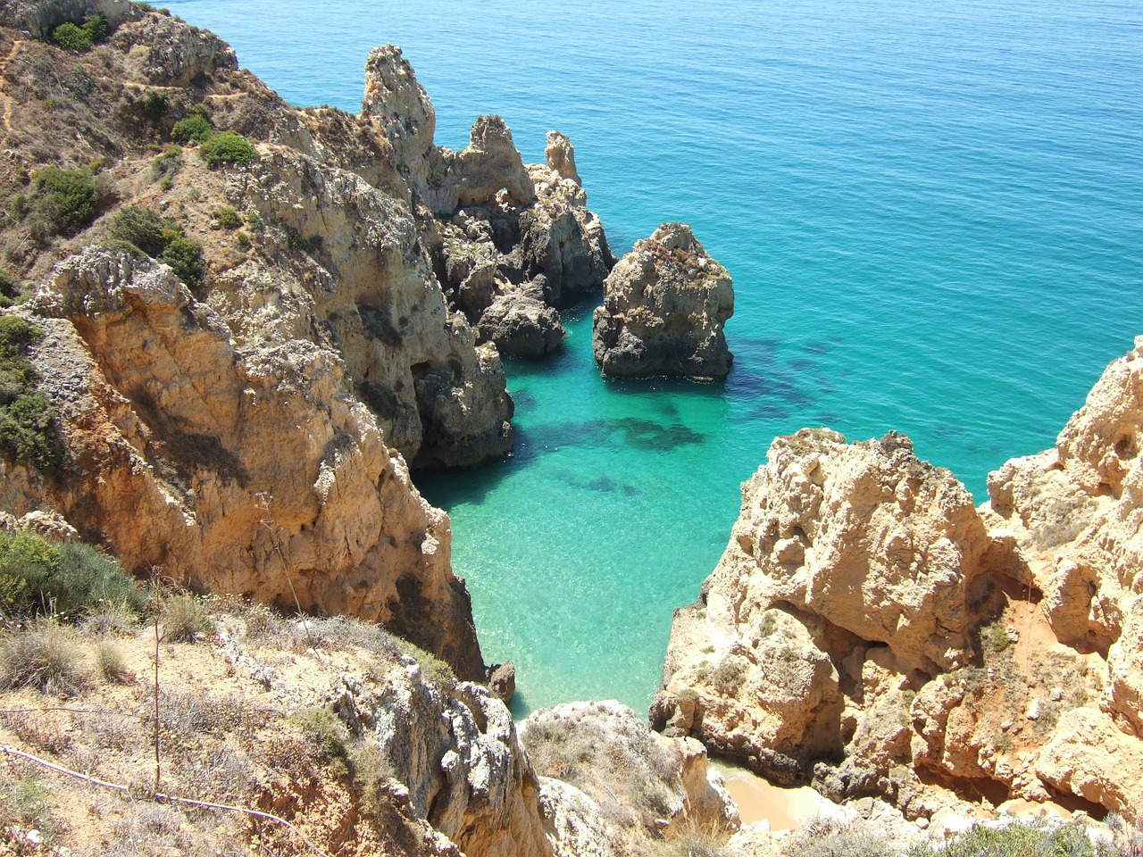 Wandern Algarve Felsenküste